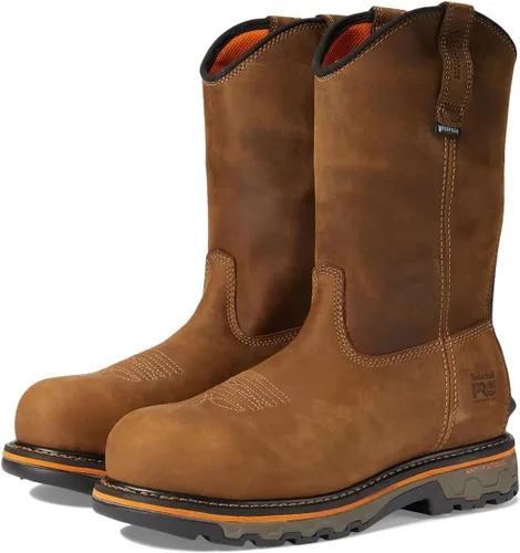 Vista 17 de Timberland PRO Botas de trabajo True Grit sin cordones con puntera compuesta para hombre Marrón-2024 Nuevo