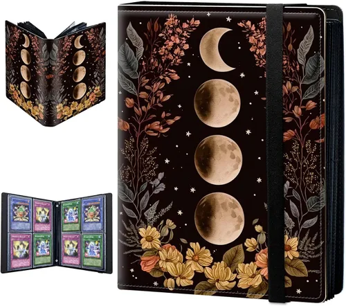Vista 16 de Carpeta para tarjetas intercambiables, 4 bolsillos para tarjetas intercambiables, 160 bolsillos de doble cara, funda para tarjetas