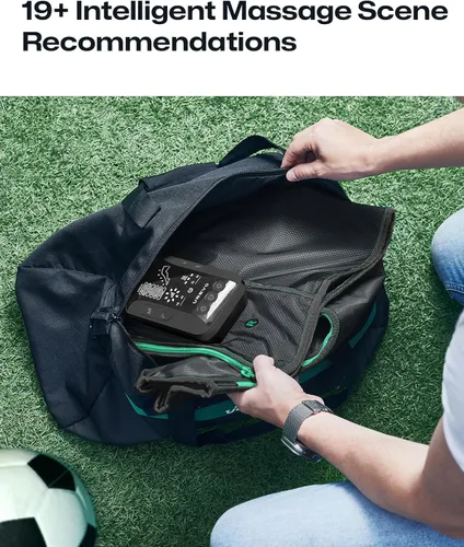 Vista 7 de UREVO Smart Leg Recovery PT Pro, tecnología patentada de masaje con tecnología de masaje recargable inalámbrica de compresión de aire
