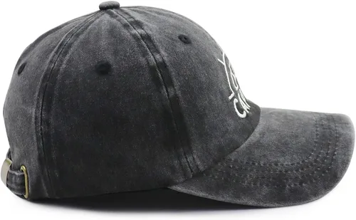 Vista 3 de Sombrero de capitán para mujeres y hombres divertido gorro de béisbol bordado náutico de algodón ajustable