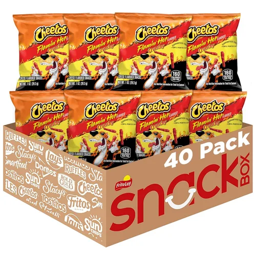 Vista 10 de Cheetos - Bocadillos con sabor a queso, crujientes, 2 onzas (paquete de 64)