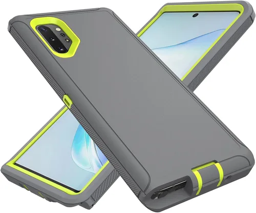 Vista 8 de Funda protectora resistente para Samsung Galaxy Note 10 Plus, a prueba de polvo, a prueba de golpes, protección contra caídas, 3 en 1, para Samsung