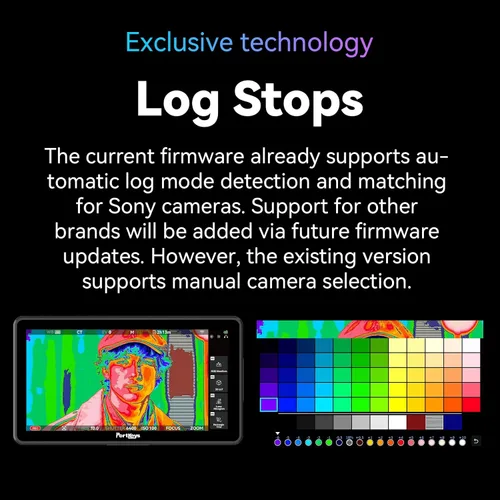 Vista 4 de Portkeys LH5P III Monitor de cámara 5.7 "2200nit LH5PIII Monitor de campo Touch Focus Tracking Frame Log Stops 104% P3 Gamut 10-Bit 4K60P HDMI