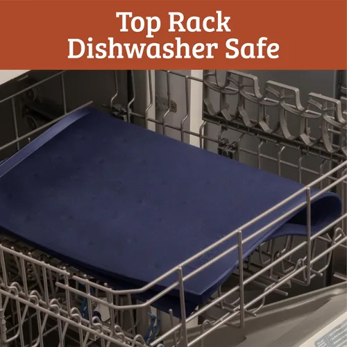 Vista 7 de Leash Boss Tapete de comida para perros – Tapete de silicona impermeable para alimentación de mascotas con bordes elevados para perros y gatos Beige
