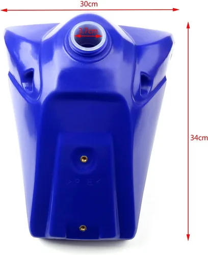 Vista 2 de Topteng Tanque de Gasolina Azul para Yamaha TTR125 TTR 125 2000 2001 2002 2003 2004 2005 2006 2007