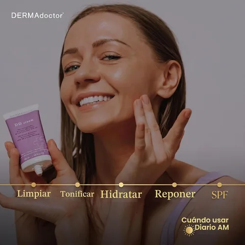 Vista 6 de DERMAdoctor DD Crema Hidratante Mineral Tintado SPF 30, 1.3 oz