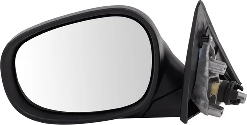 Vista 78 de TRQ Espejo plegable con calefacción eléctrica del lado del conductor con indicador de punto ciego pintura a juego negro liso compatible con Kia
