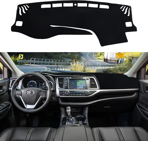 Vista 25 de Tapete de cubierta de salpicadero personalizado para Mazda3 Hatchback, Sedan 2019-2024 2025 2026 (sin HUD), protector antideslizante
