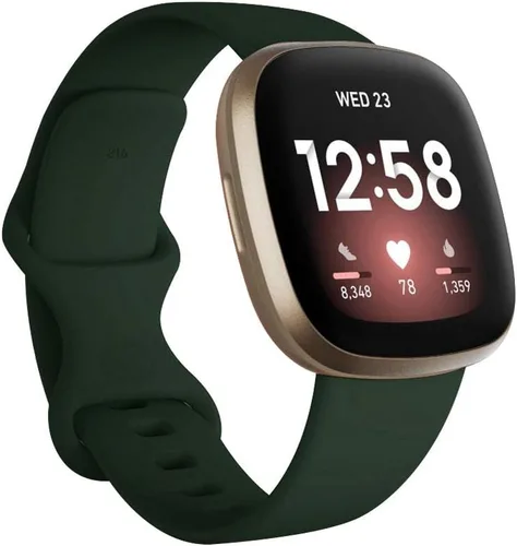 Vista 25 de Seleek Bandas de Repuesto Compatibles con Fitbit Versa 3 / Versa 4 / Sense/Sense 2, Pulseras Accesorios Clásicos de Silicona Ajustables Correas