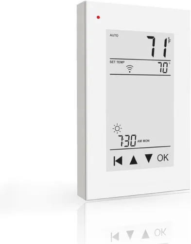 Vista 7 de HEATIT ET-7A Termostato programable con pantalla táctil y control por voz voice control, touchscreen display, programmable temperature settings