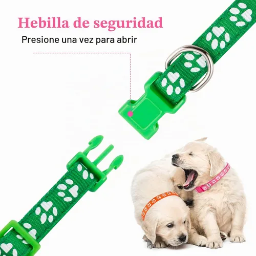 Vista 3 de BOUMUSOE 18 collares ajustables para cachorros de arena para cachorros