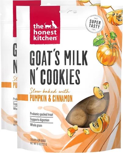 Vista 8 de The Honest Kitchen Galletas y Leche de Leche de Cabra: Lentamente Horneadas con Arándanos y Vainilla, Bolsa de 8 onzas