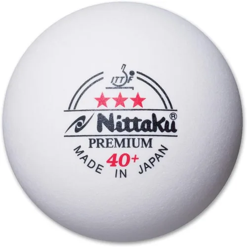 Vista 4 de NITTAKU 3-Star Premium 40+ - Pelotas de tenis de mesa
