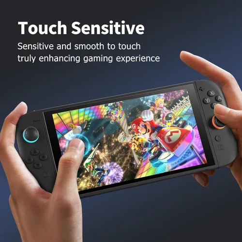 Vista 3 de Ambison Paquete de 2 protectores de pantalla de vidrio con acabado mate compatibles con Nintendo Switch 2 modelo 2025 de 7.9 pulgadas