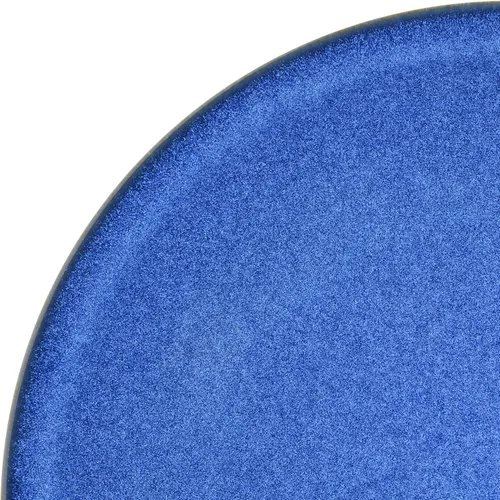 Vista 6 de Gibson Elite Lisbon - Juego de vajilla reactiva, color azul cobalto, servicio para 4 personas (16 piezas)