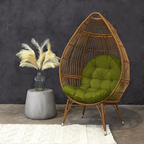 Vista 2 de Cojín para silla de huevo de aguacate para interiores Trupedic