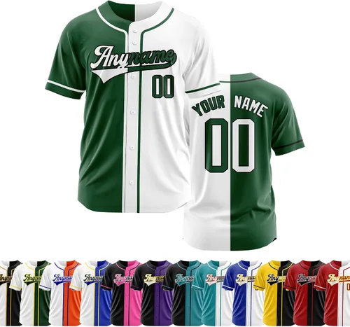 Vista 11 de Camiseta de béisbol personalizada con número de nombre cosido o impreso, camiseta de béisbol para hombres, mujeres, jóvenes, camiseta de béisbol