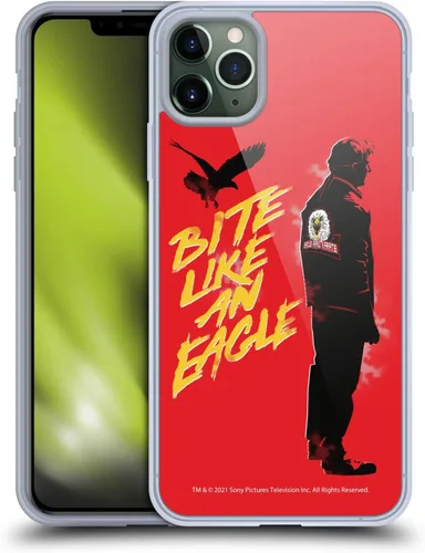 Vista 168 de Head Case Designs Funda de gel suave con licencia oficial de Cobra Kai Eagle Fang Logo Key Art compatible con Apple iPhone 7 Plus/iPhone 8 Plus