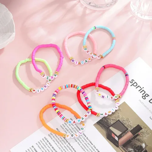 Vista 3 de Juego de 8 pulseras Karol G Manana Sera Bonito Bichota Karol G Concert Outfits Merch Jewelry para mujeres y niñas, Cuero, Pulsera Karol G