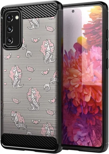 Vista 12 de CasesOnDeck - Carcasa compatible con Samsung Galaxy S20 FE (2020) / S20 FE 5G), color negro