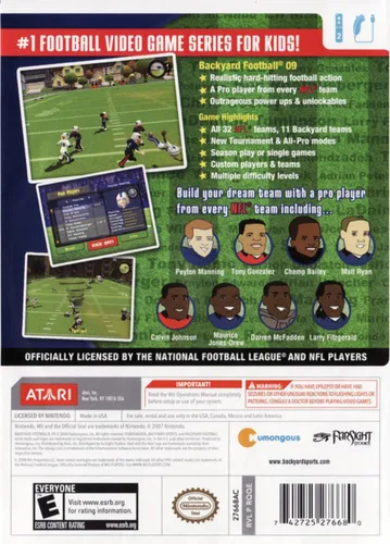 Vista 2 de Backyard Football 2009 - Nintendo Wii