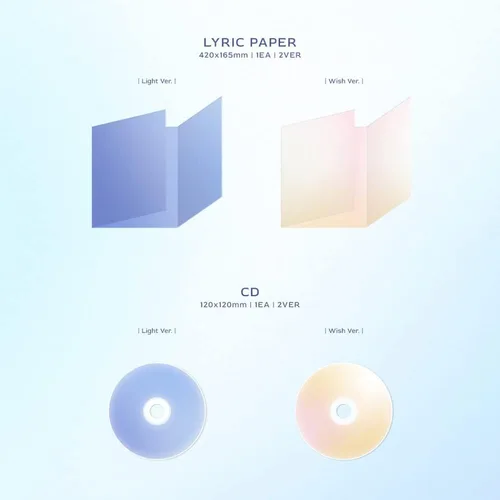 Vista 5 de CUBE Ent. LIGHTSUM - Light a Wish (segundo álbum individual) (versión clara)