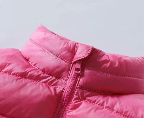 Vista 3 de SK Studio Chaleco ligero de plumón para niños y niñas, chaqueta acolchada sin mangas para niños