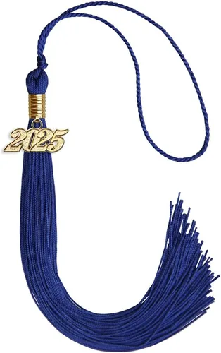 Vista 16 de Endea Graduation - Borla de un solo color con fecha dorada (Oro Antiguo, 2020)