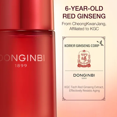 Vista 6 de Donginbi Set de cuidado de la piel esencial de ginseng rojo – hidratante reafirmante (1.69 onzas), tóner hidratante (2.37 onzas), esencia de ginseng