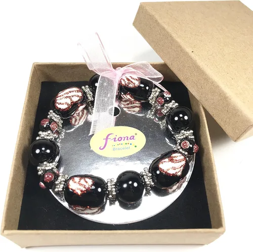 Vista 5 de Linpeng Las pulseras de cuentas de corazón son accesorios encantadores y elegantes que capturan sin esfuerzo la esencia del amor y la calidez