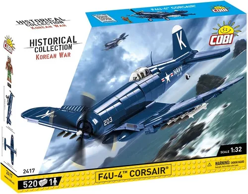 Vista 3 de COBI Colección Histórica Guerra de Corea F4U-4 ™ Corsair® Avión