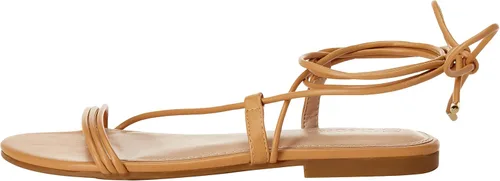 Vista 8 de The Drop Sandalias planas Samantha con cordones para mujer