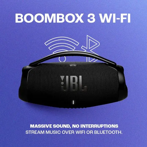 Vista 6 de JBL Boombox 3 - Altavoz inalámbrico portátil con Wi-Fi (renovado)
