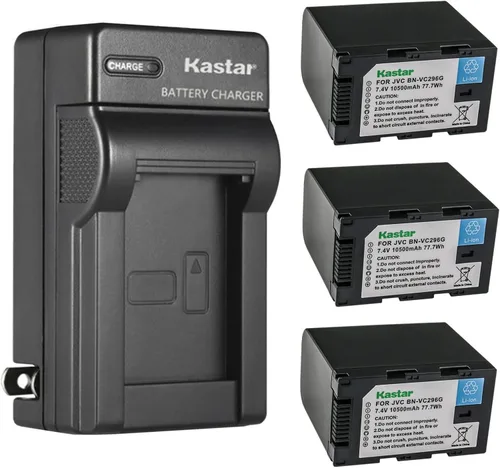 Vista 6 de Kastar Reemplazo del cargador de batería de pared de CA para JVC GY-HC500 GY-HC500E, GY-HC500U GY-HC500UN, GY-HC500SPC GY-HC500SPCN, GY-HC550