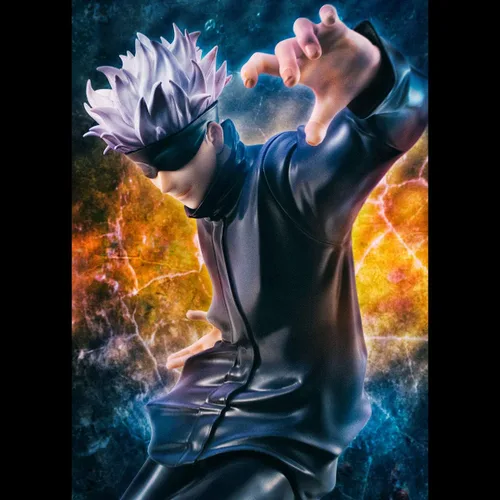 Vista 3 de Megahouse Magical War Goku Gojo Figura ensamblada a escala 1/8, varios colores (MH83126)