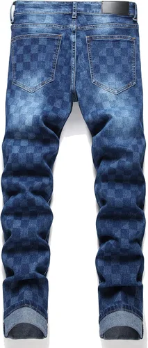Vista 2 de AITITIA - Jeans rasgados de ajuste estándar para hombre