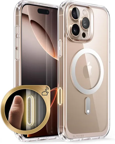 Vista 19 de SUPCASE Funda para iPhone 13 Pro (Unicorn Beetle Mag), [Compatible con MagSafe] [Protección de Grado Militar] Funda Protectora Delgada Transparente