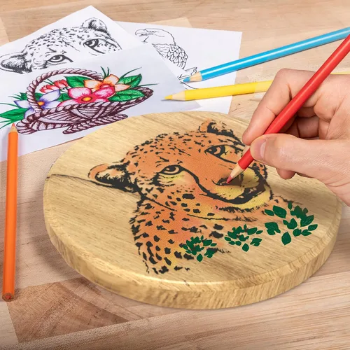 Vista 6 de Weller Crea tu propio kit de proyecto de quema de madera, 28 piezas - WLPROWB128A