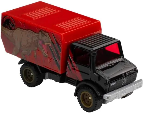 Vista 3 de Hot Wheels 88 Mercedes Unimog - Vehículo a escala para niños de 3 años en adelante y coleccionistas de autos de juguete clásicos, con nuevos