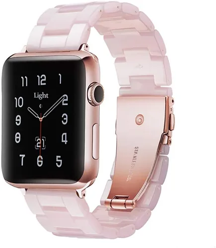 Vista 34 de Bandas para Apple Watch Light House - Correas de resina ligera de moda para iWatch para mujeres y hombres 38mm/40mm/41mm/42mm (Series 11 10)