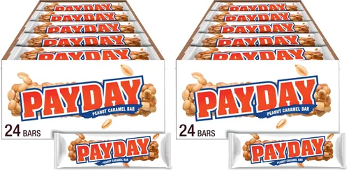 Vista 8 de PAYDAY - Barras de caramelo de cacahuete, 1.85 oz (24 unidades)