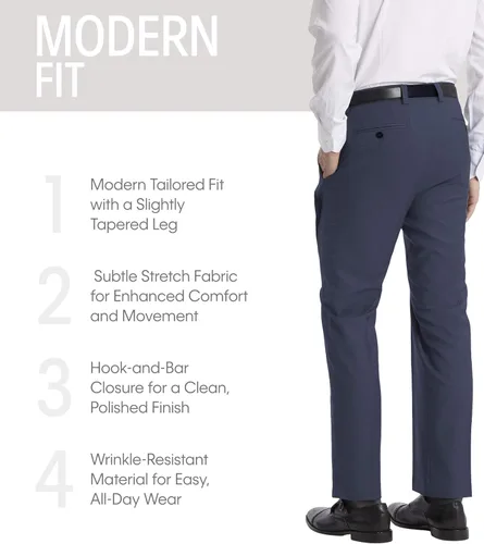 Vista 5 de Calvin Klein Pantalones separados de traje de corte ajustado prémium para hombre (la chaqueta y los pantalones se venden por separado).