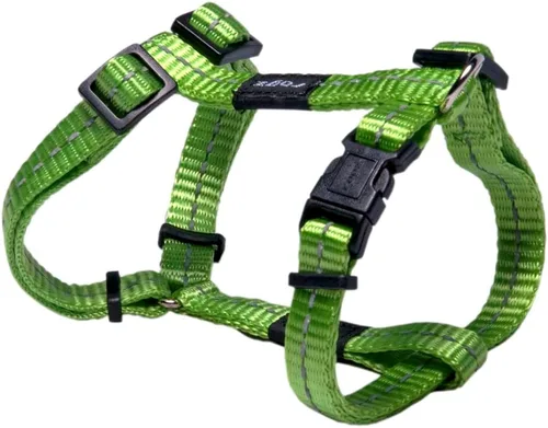 Vista 12 de Arnés reflectante ajustable en H para perros pequeños; collar y correa a juego disponibles, morado Púrpura