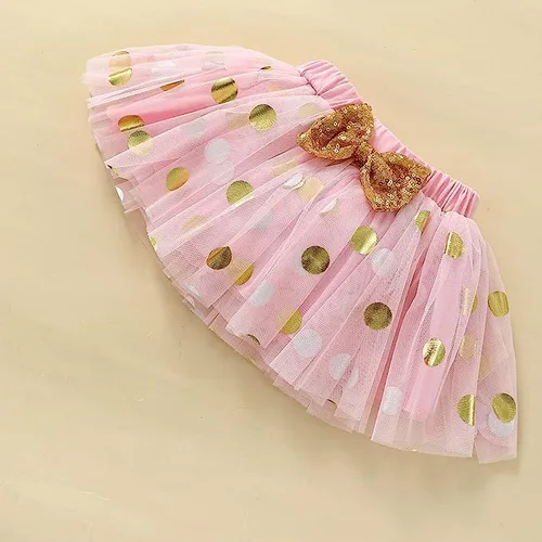 Vista 9 de Conjunto de ropa para bebé niña de primer cumpleaños con falda tutú con diadema