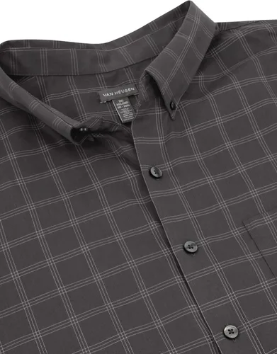 Vista 2 de Van Heusen Camisa Oxford Bengala Stripe sin arrugas para hombre
