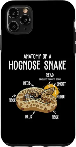 Vista 11 de Carcasa divertida para iPhone 15 Anatomía de una serpiente de hognose, para amantes de reptiles y animales