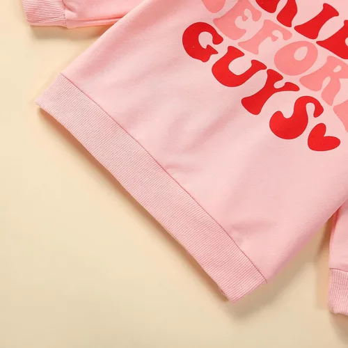 Vista 37 de Sudadera con cuello redondo para el día de San Valentín para bebé, niña, niño, para el día de San Valentín