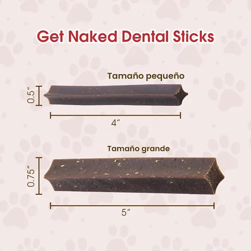Vista 5 de Get Naked 1 bolsa de 6.2 onzas sin granos para masticar dental, pequeña