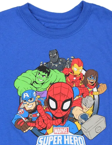 Vista 3 de Marvel Super Hero Adventures - Camiseta de manga corta para niños