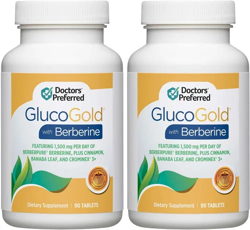 Vista 9 de DOCTORS' PREFERRED GlucoGold with Berberine, Cinnamon & Chromium 90 Tablets